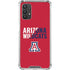 University of Arizona Wildcats Logo Split Red Galaxy A32 5G Clear Case