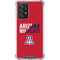 University of Arizona Wildcats Logo Split Red Galaxy A52 5G Clear Case