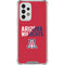 University of Arizona Wildcats Logo Split Red Galaxy A53 5G Clear Case