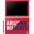 University of Arizona Wildcats Logo Split Red Galaxy Book 12in Skin