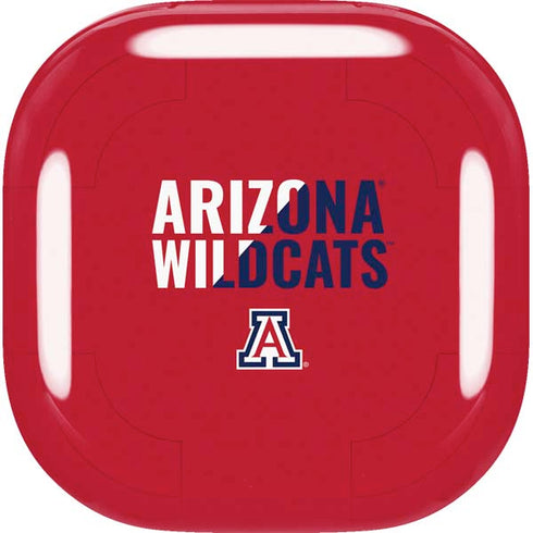University of Arizona Wildcats Logo Split Red Galaxy Buds Live Skin