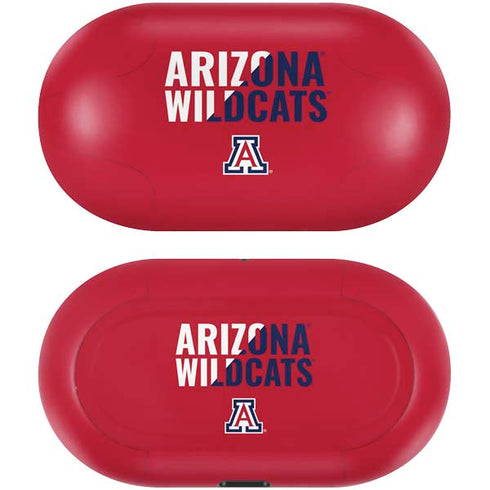 University of Arizona Wildcats Logo Split Red Galaxy Buds Skin