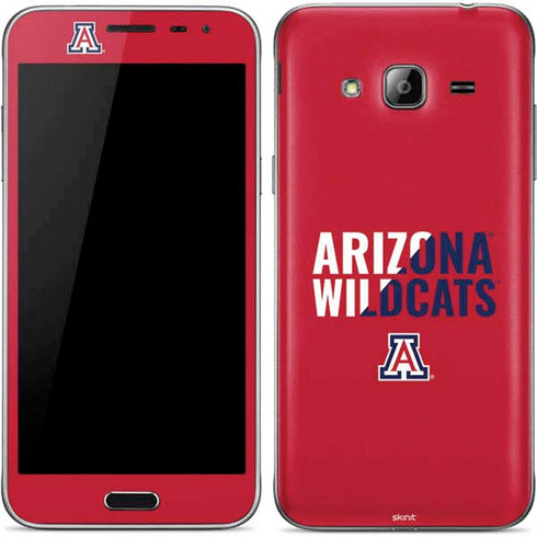 University of Arizona Wildcats Logo Split Red Galaxy J3 Skin