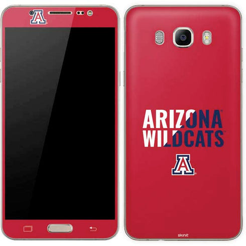 University of Arizona Wildcats Logo Split Red Galaxy J7 Skin