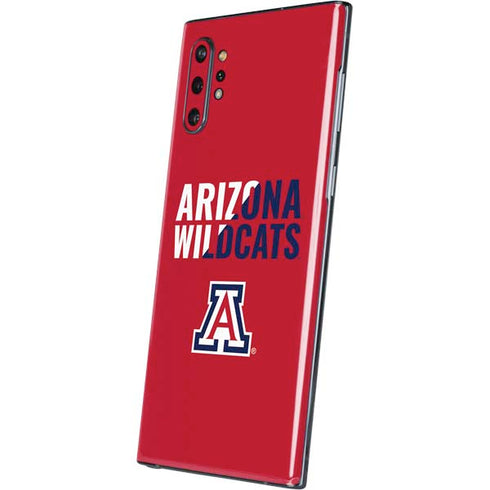 University of Arizona Wildcats Logo Split Red Galaxy Note 10 Plus Skin