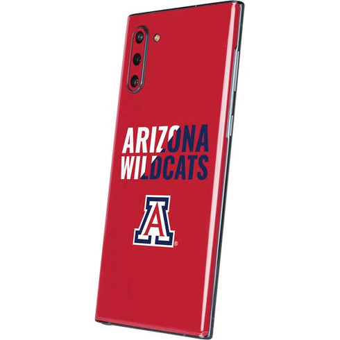 University of Arizona Wildcats Logo Split Red Galaxy Note 10 Skin