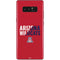 University of Arizona Wildcats Logo Split Red Galaxy Note 8 Skin