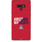 University of Arizona Wildcats Logo Split Red Galaxy Note 9 Skin