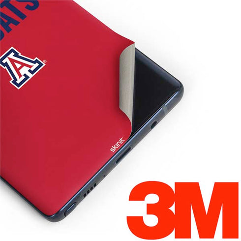 University of Arizona Wildcats Logo Split Red Galaxy Note 9 Skin