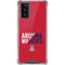 University of Arizona Wildcats Logo Split Red Galaxy Note20 5G Clear Case