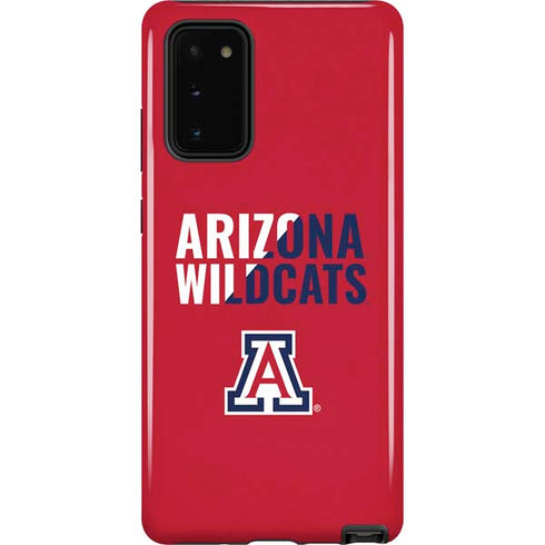 University of Arizona Wildcats Logo Split Red Galaxy Note20 5G Pro Case