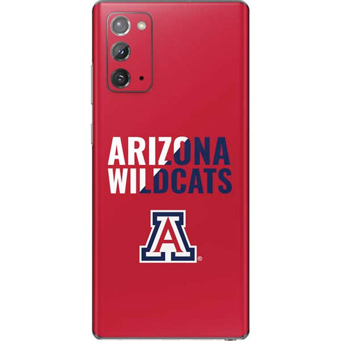 University of Arizona Wildcats Logo Split Red Galaxy Note20 5G Skin