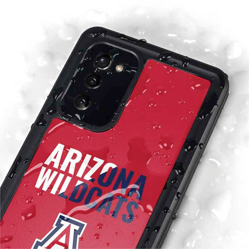 University of Arizona Wildcats Logo Split Red Galaxy Note20 5G Waterproof Case