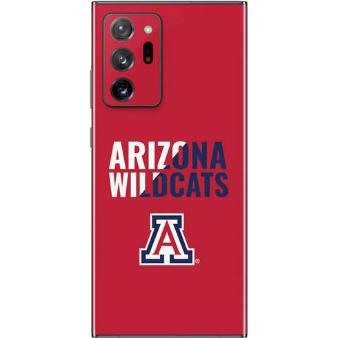 University of Arizona Wildcats Logo Split Red Galaxy Note20 Ultra 5G Skin