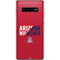 University of Arizona Wildcats Logo Split Red Galaxy S10 Plus Skin