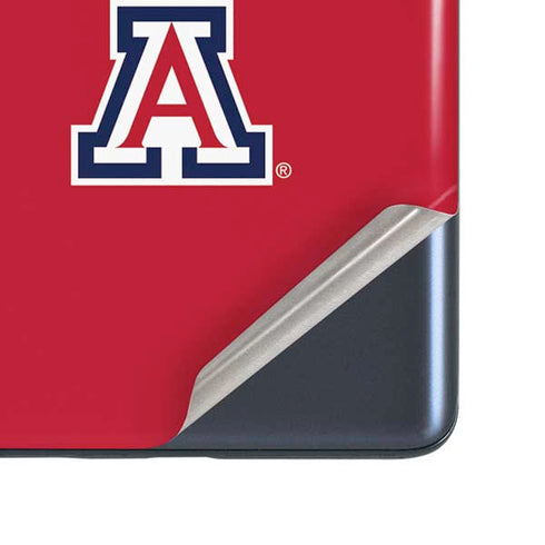 University of Arizona Wildcats Logo Split Red Galaxy S20 Fan Edition Skin