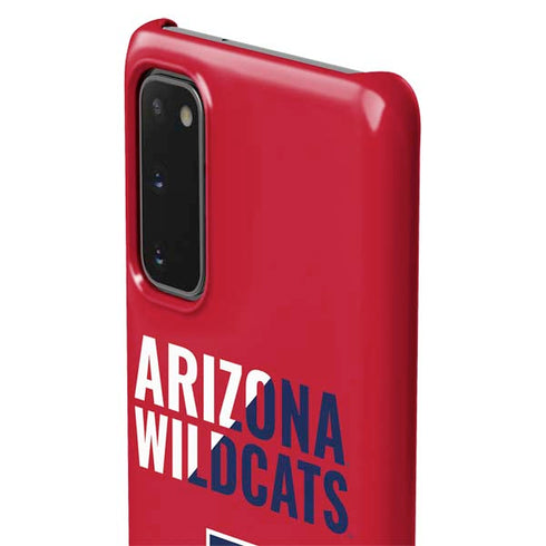 University of Arizona Wildcats Logo Split Red Galaxy S20 Lite Case