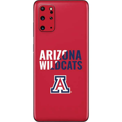University of Arizona Wildcats Logo Split Red Galaxy S20 Plus Skin
