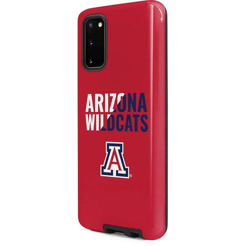 University of Arizona Wildcats Logo Split Red Galaxy S20 Pro Case