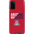 University of Arizona Wildcats Logo Split Red Galaxy S20 Pro Case