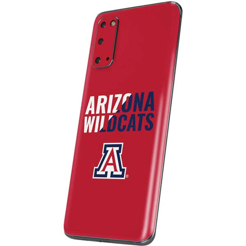 University of Arizona Wildcats Logo Split Red Galaxy S20 Skin