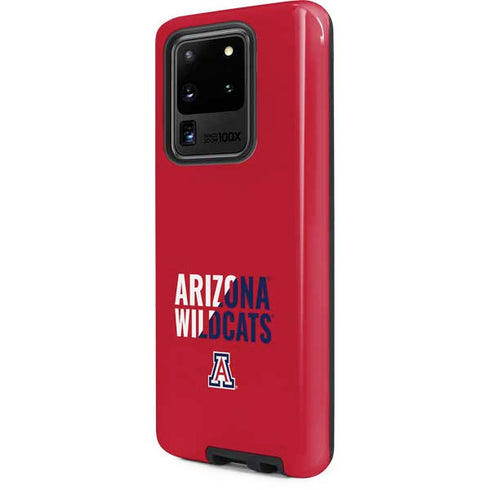 University of Arizona Wildcats Logo Split Red Galaxy S20 Ultra 5G Pro Case