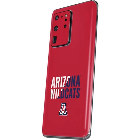University of Arizona Wildcats Logo Split Red Galaxy S20 Ultra 5G Skin