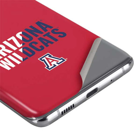 University of Arizona Wildcats Logo Split Red Galaxy S20 Ultra 5G Skin
