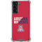 University of Arizona Wildcats Logo Split Red Galaxy S21 5G Clear Case