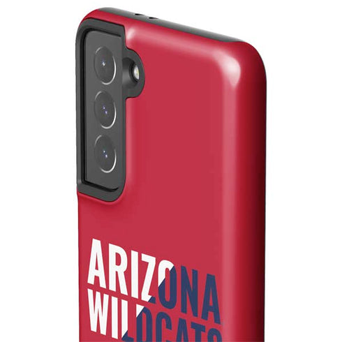University of Arizona Wildcats Logo Split Red Galaxy S21 5G Pro Case
