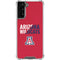 University of Arizona Wildcats Logo Split Red Galaxy S21 FE Clear Case