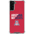 University of Arizona Wildcats Logo Split Red Galaxy S21 FE Clear Case