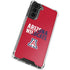 University of Arizona Wildcats Logo Split Red Galaxy S21 FE Clear Case