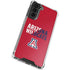 University of Arizona Wildcats Logo Split Red Galaxy S22 Plus Clear Case