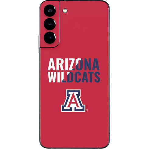 University of Arizona Wildcats Logo Split Red Galaxy S22 Plus Skin
