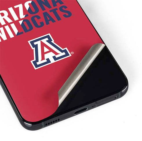 University of Arizona Wildcats Logo Split Red Galaxy S22 Plus Skin