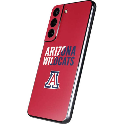 University of Arizona Wildcats Logo Split Red Galaxy S22 Skin
