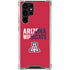 University of Arizona Wildcats Logo Split Red Galaxy S22 Ultra Clear Case