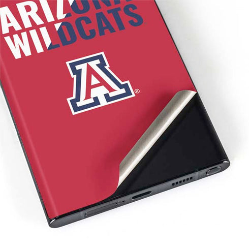 University of Arizona Wildcats Logo Split Red Galaxy S22 Ultra Skin