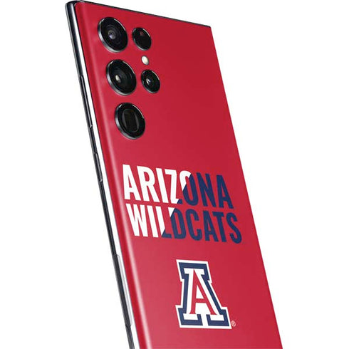 University of Arizona Wildcats Logo Split Red Galaxy S22 Ultra Skin