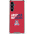 University of Arizona Wildcats Logo Split Red Galaxy S23 FE Clear Case