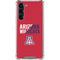 University of Arizona Wildcats Logo Split Red Galaxy S23 Plus Clear Case