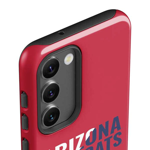 University of Arizona Wildcats Logo Split Red Galaxy S23 Plus Pro Case