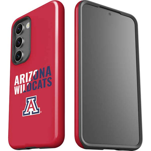 University of Arizona Wildcats Logo Split Red Galaxy S23 Plus Pro Case