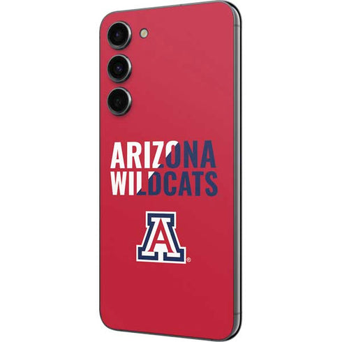 University of Arizona Wildcats Logo Split Red Galaxy S23 Plus Skin
