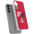 University of Arizona Wildcats Logo Split Red Galaxy S24 Plus Clear Case