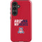 University of Arizona Wildcats Logo Split Red Galaxy S24 Plus Impact Case