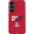 University of Arizona Wildcats Logo Split Red Galaxy S24 Plus Impact Case