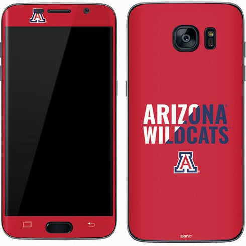 University of Arizona Wildcats Logo Split Red Galaxy S7 Skin