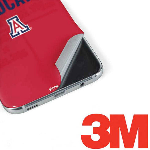 University of Arizona Wildcats Logo Split Red Galaxy S8 Plus Skin